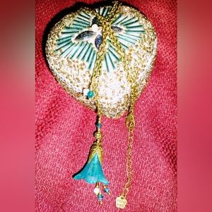 Handmade Drop Flower Necklace